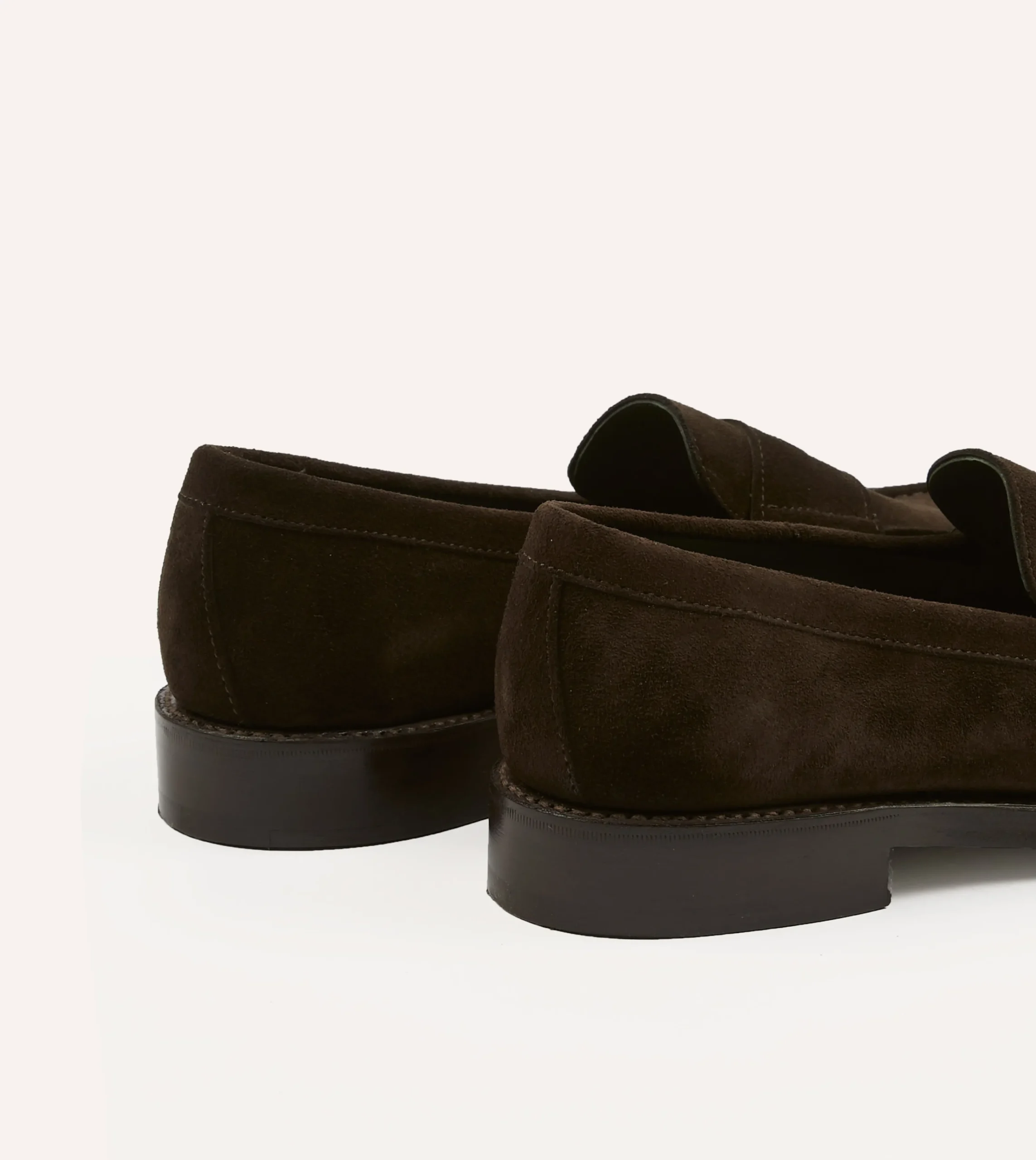 Drake’s Suede Charles Goodyear Welted Penny Loafer