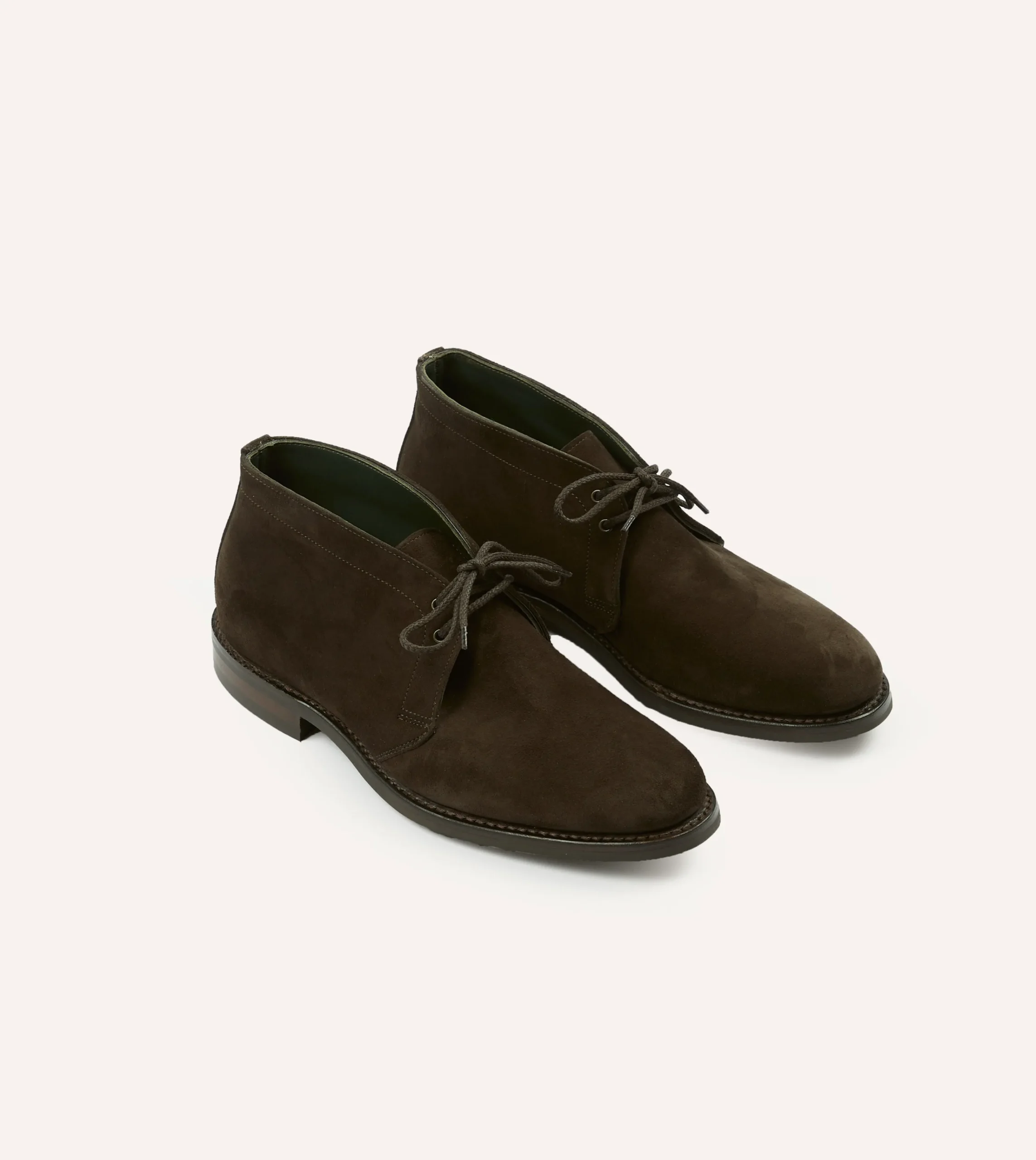 Drake’s Suede Murphy Goodyear Welted Chukka Boot