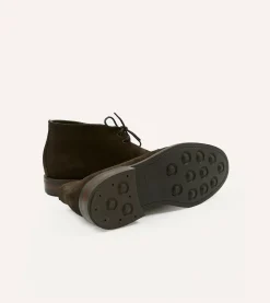 Drake’s Suede Murphy Goodyear Welted Chukka Boot
