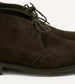 Drake’s Suede Murphy Goodyear Welted Chukka Boot