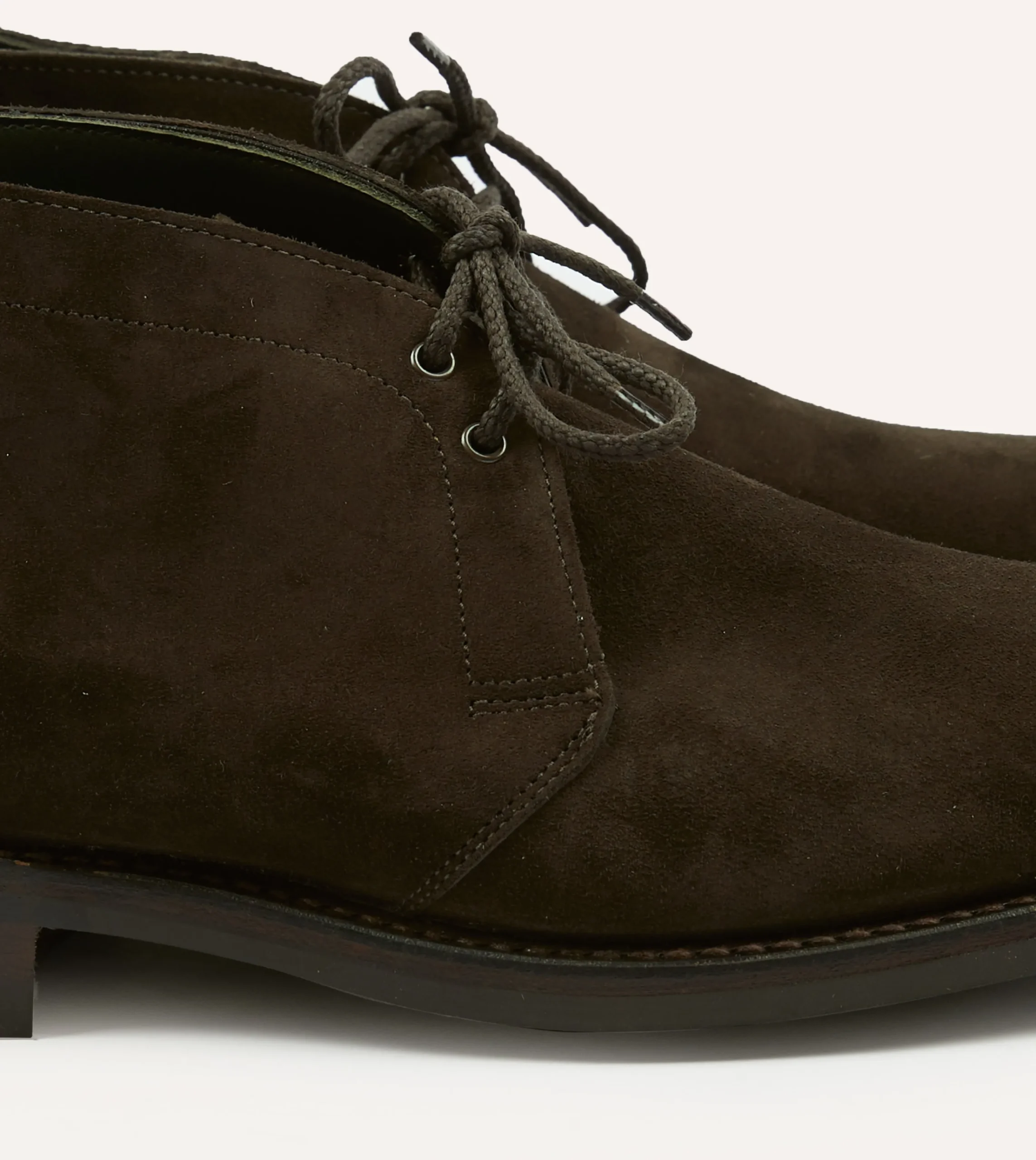 Drake’s Suede Murphy Goodyear Welted Chukka Boot