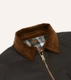 Drake’s Waxed Coverall Jacket