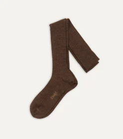Drake’s Wool Over-the-Calf Socks