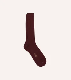 Drake’s Cotton Mid-Calf Socks