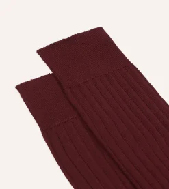 Drake’s Cotton Mid-Calf Socks