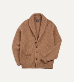 Drake’s Lambswool Shawl Collar Cardigan