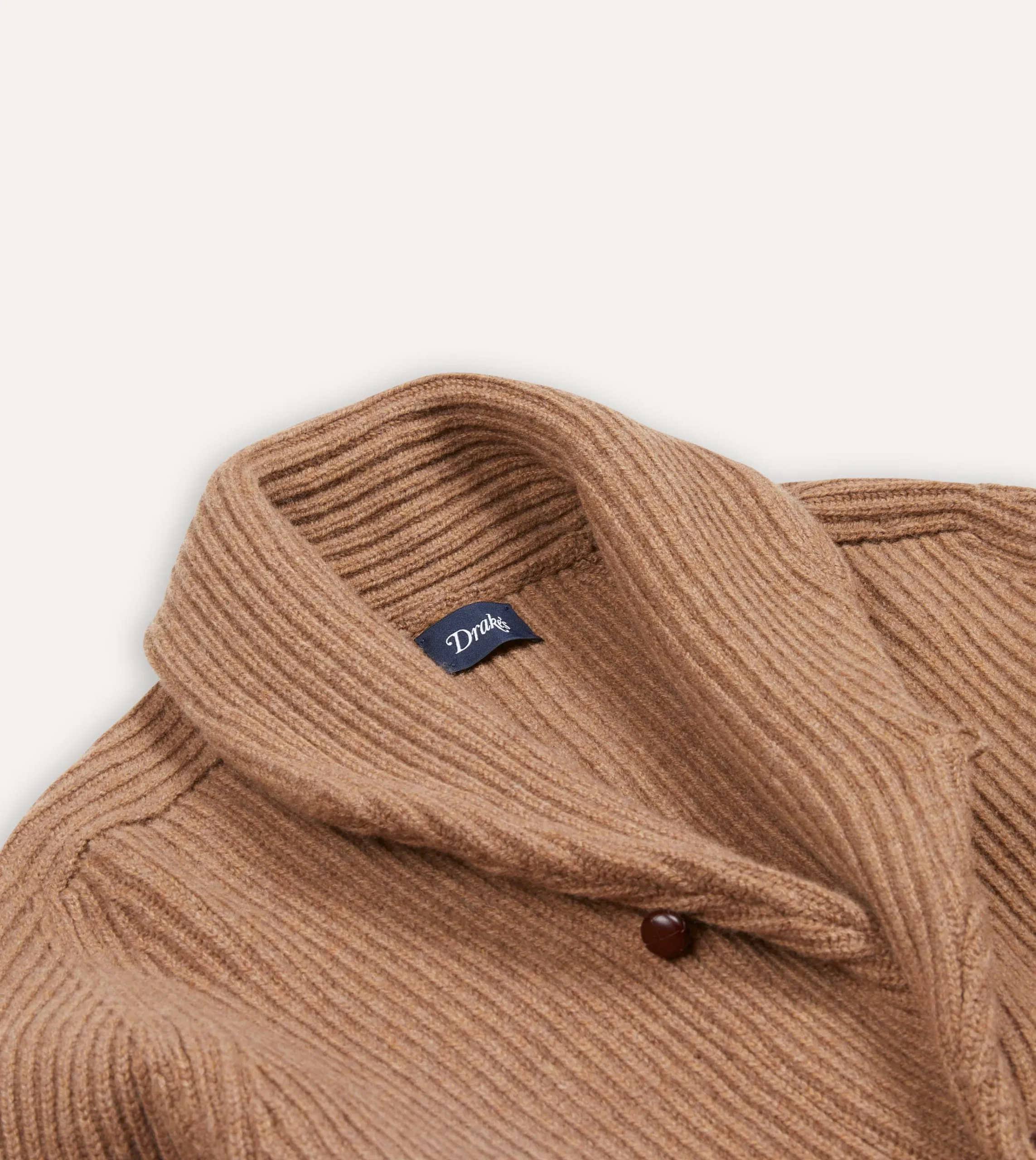Drake’s Lambswool Shawl Collar Cardigan