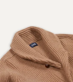 Drake’s Lambswool Shawl Collar Cardigan