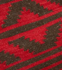 Drake’s Chamula Antique Red Wool Blanket Tote