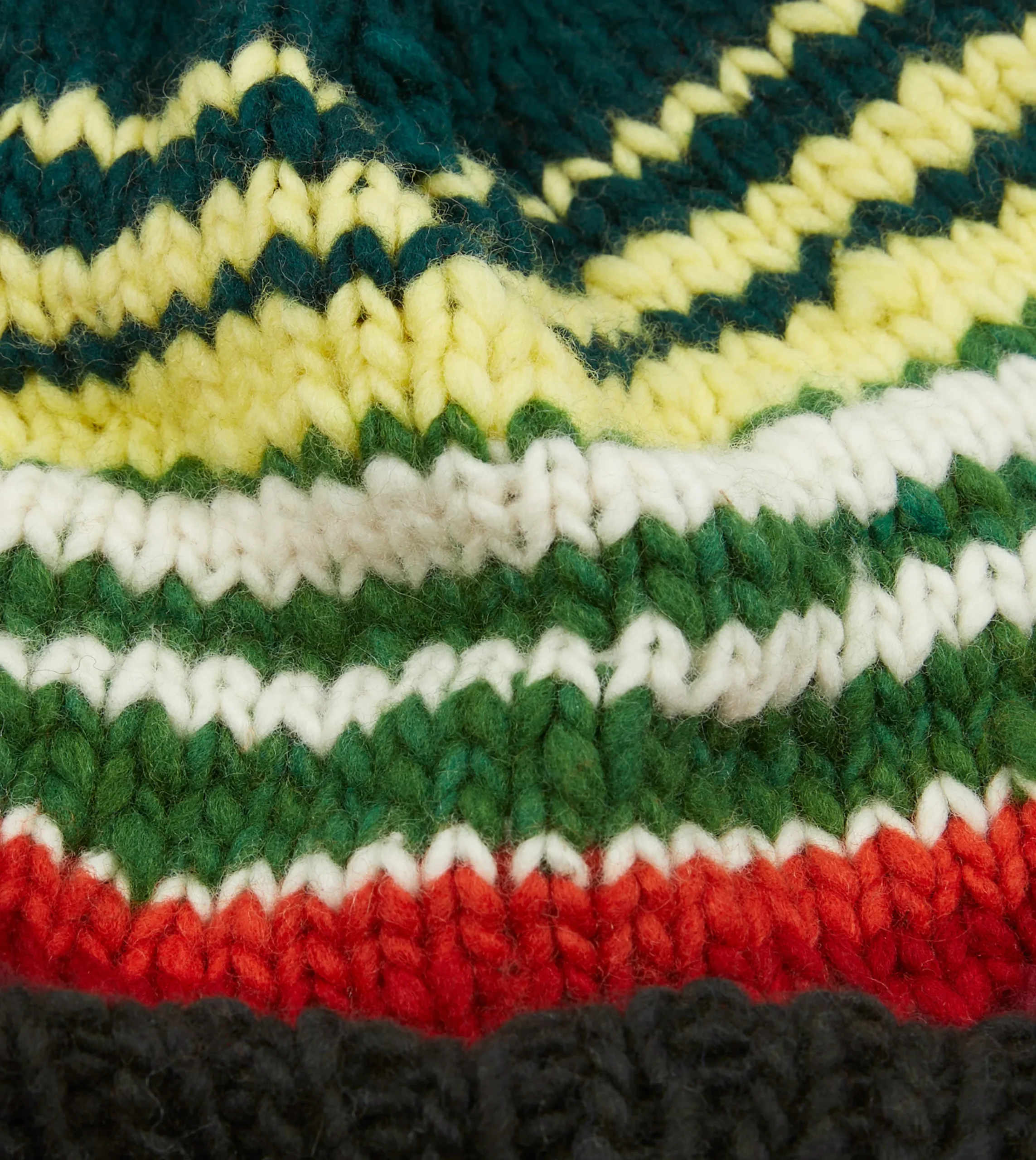 Drake’s Chamula For Drake's Black Serape Knit Cap