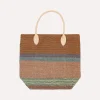 Drake’s Chamula Stripe Wool Blanket Tote