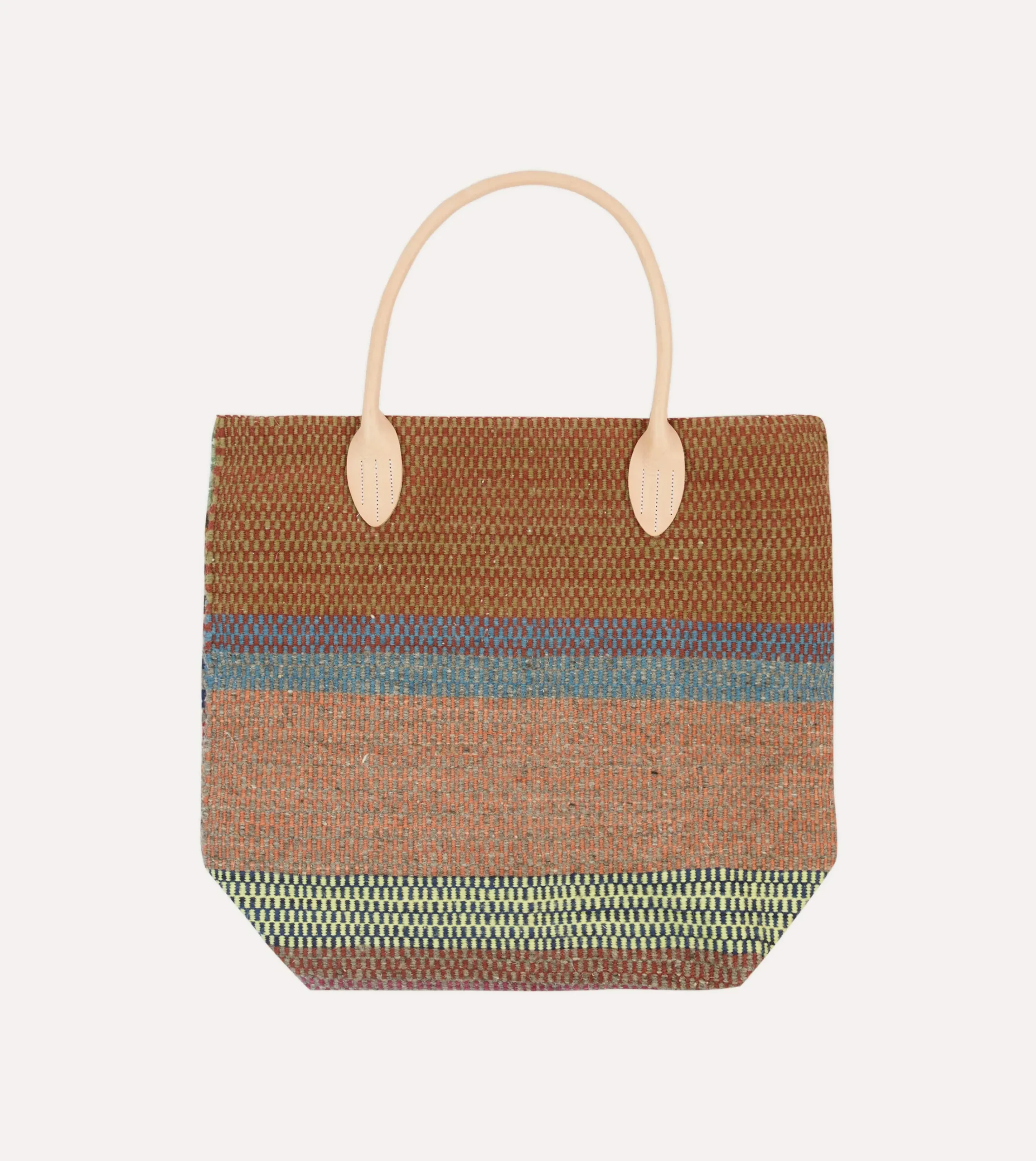 Drake’s Chamula Stripe Wool Blanket Tote