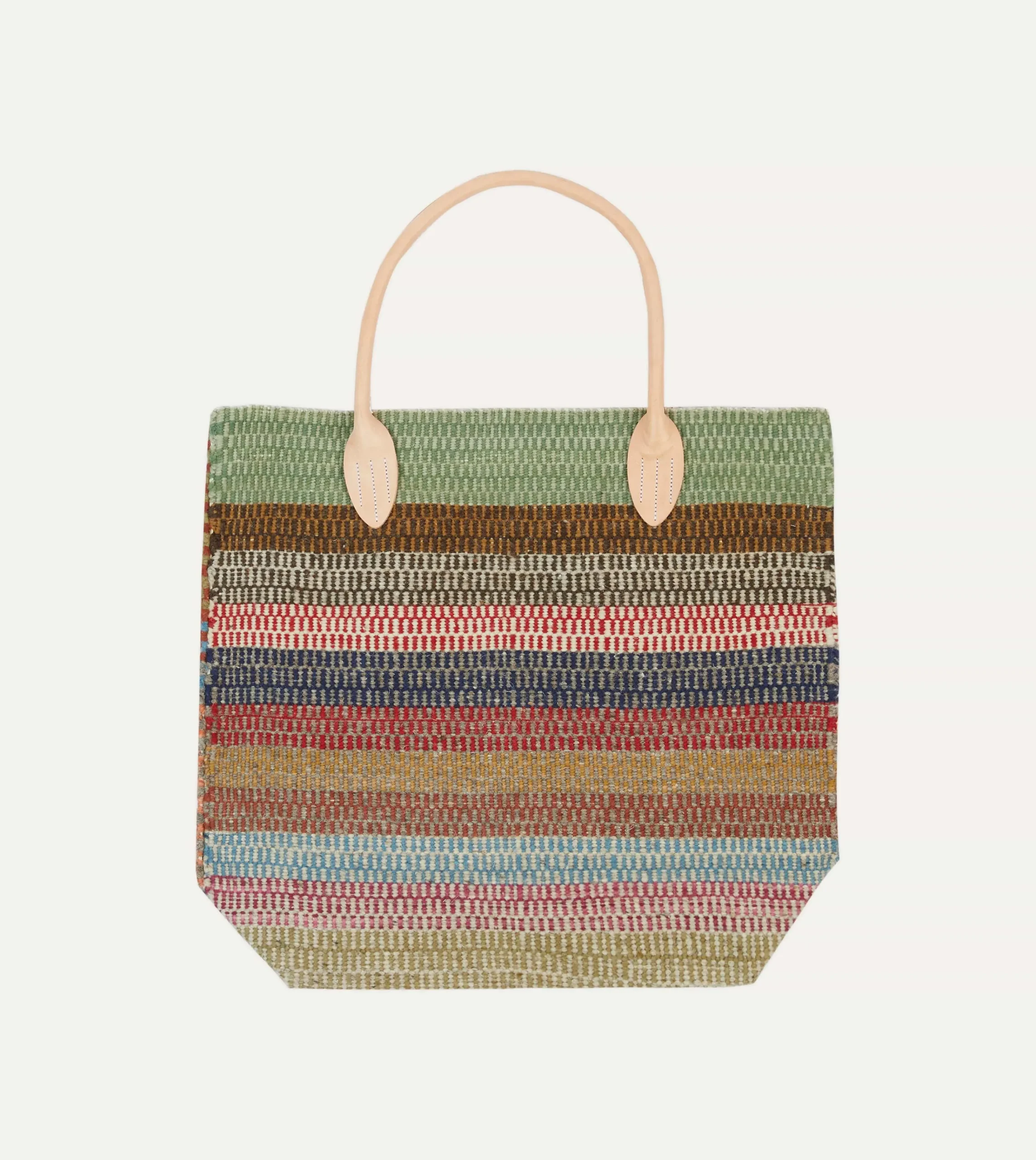 Drake’s Chamula Stripe Wool Blanket Tote