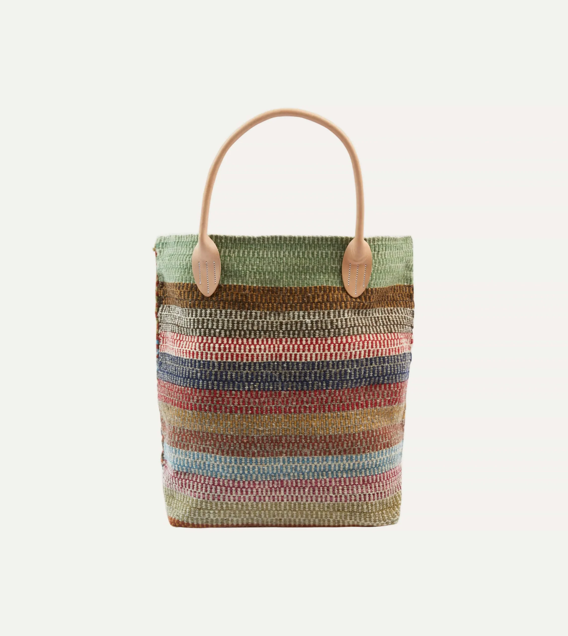 Drake’s Chamula Stripe Wool Blanket Tote