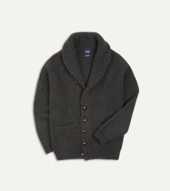 Drake’s Cashmere Shawl Collar Cardigan