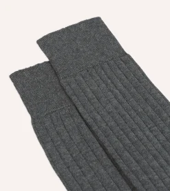 Drake’s Cotton Mid-Calf Socks