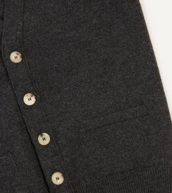 Drake’s Lambswool Sleeveless Cardigan