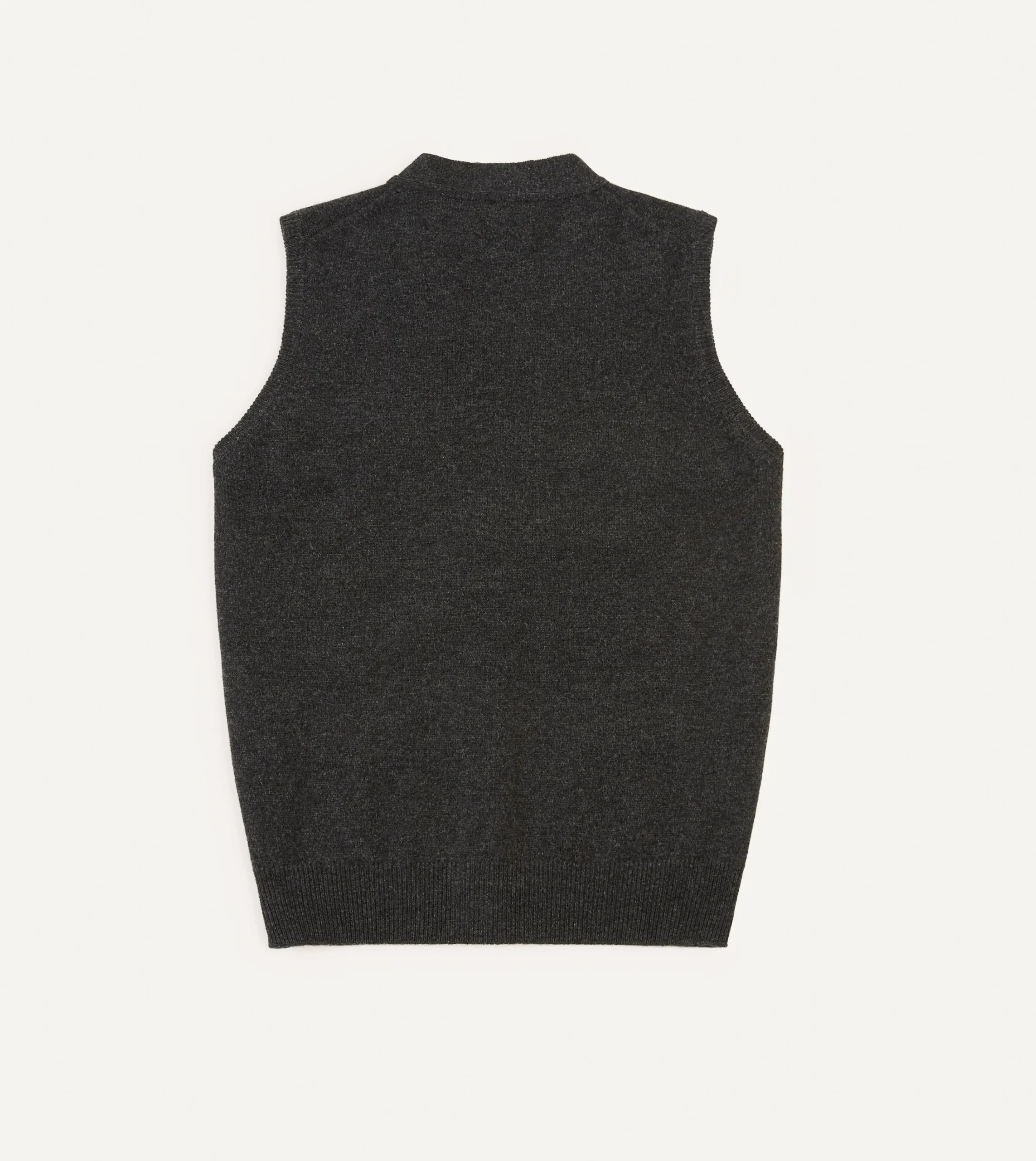 Drake’s Lambswool Sleeveless Cardigan