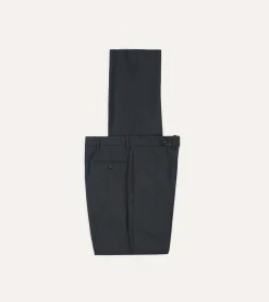 Drake’s Tropical Wool Flat Front Trouser