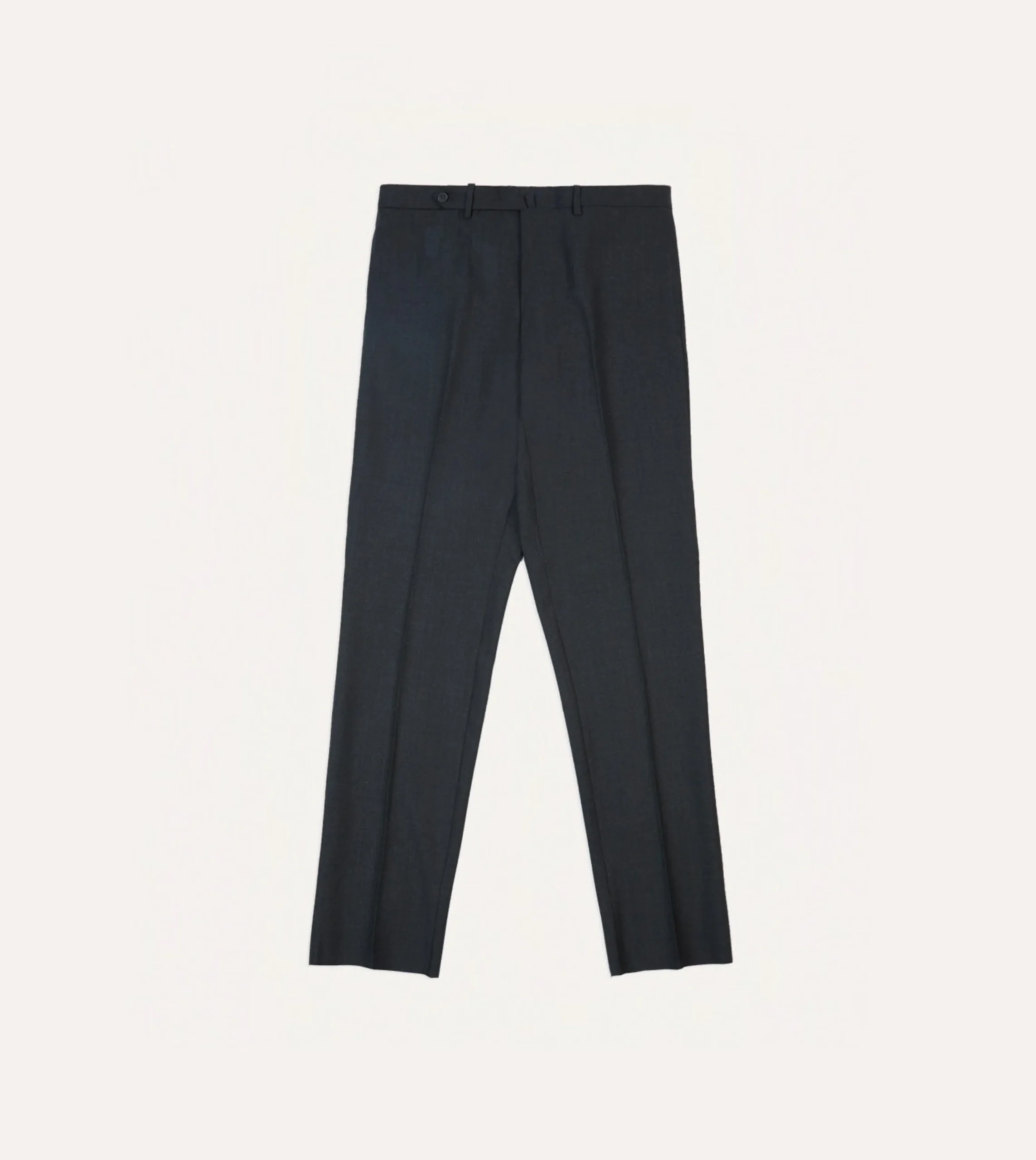 Drake’s Tropical Wool Flat Front Trouser