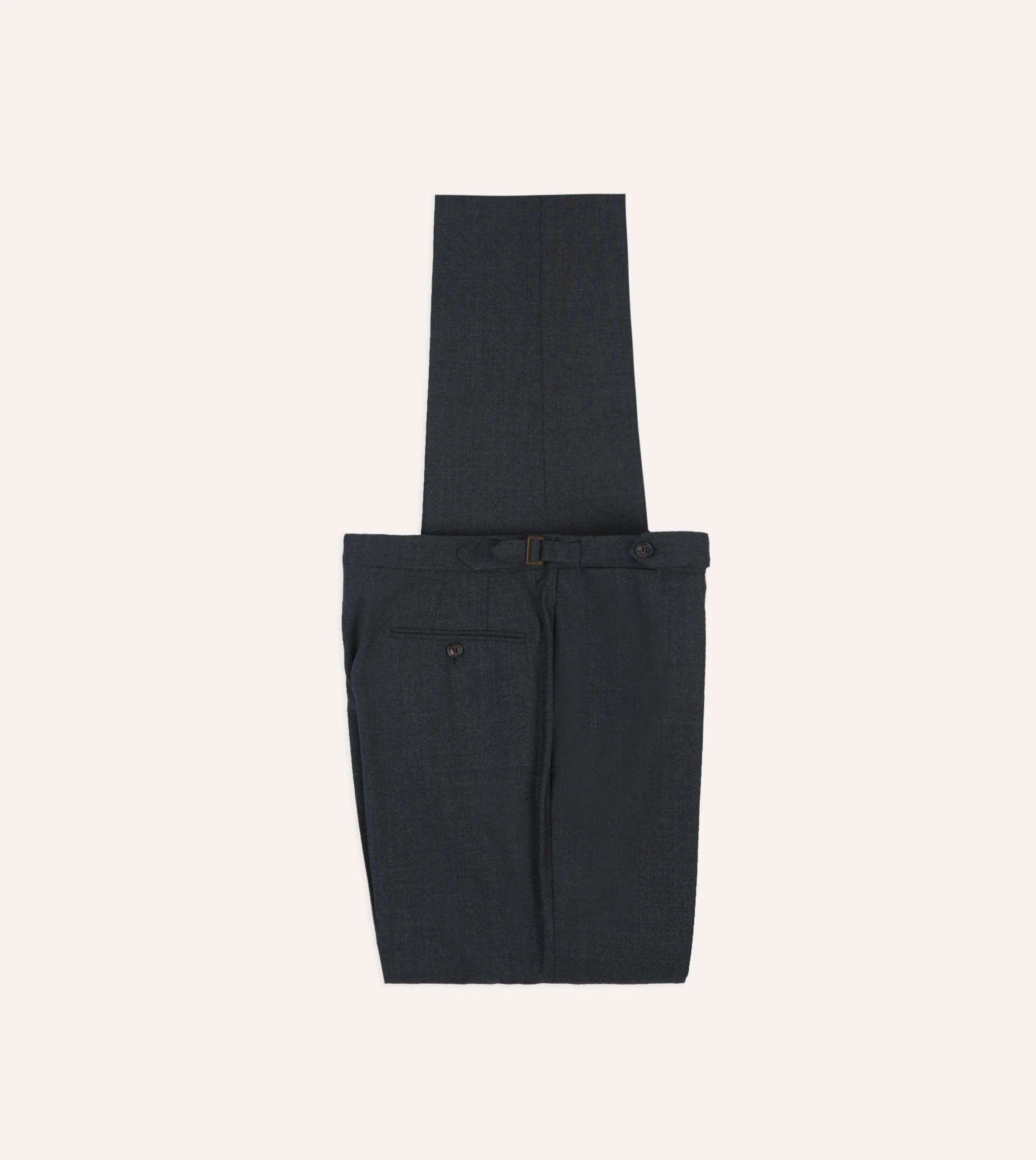 Drake’s Tropical Wool Single Pleat Trouser