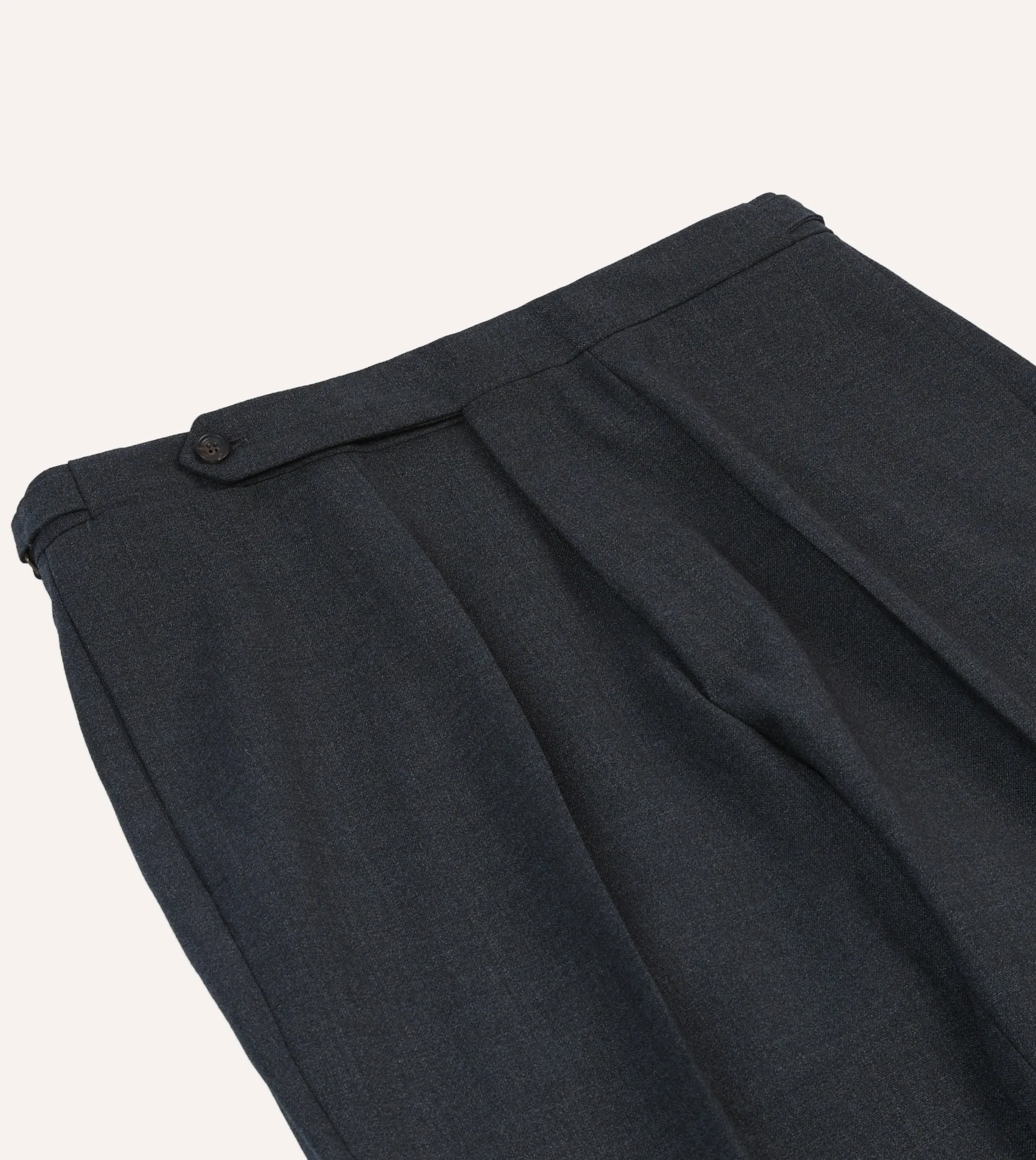 Drake’s Tropical Wool Single Pleat Trouser