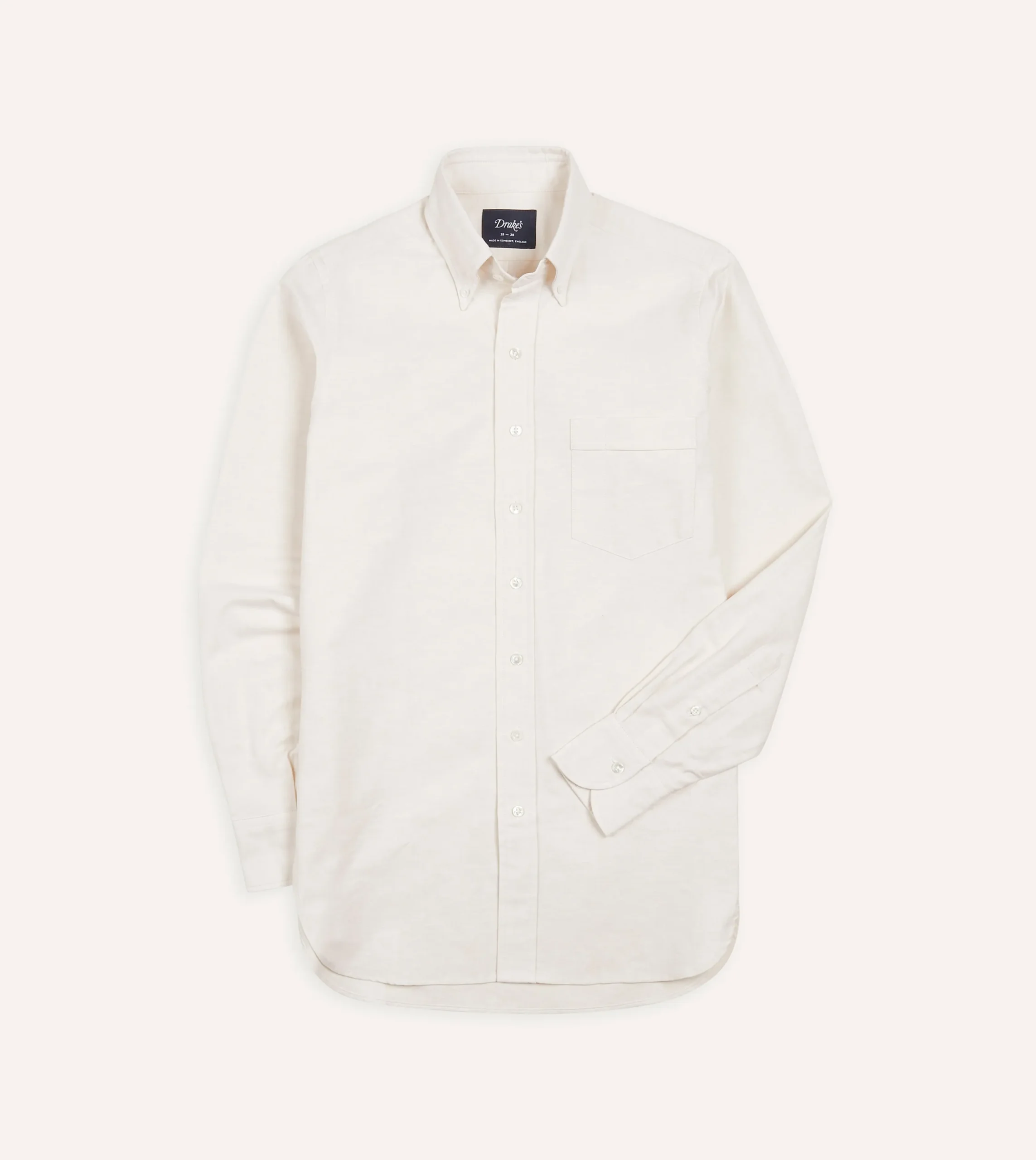 Drake’s Cotton Oxford Cloth Button-Down Shirt
