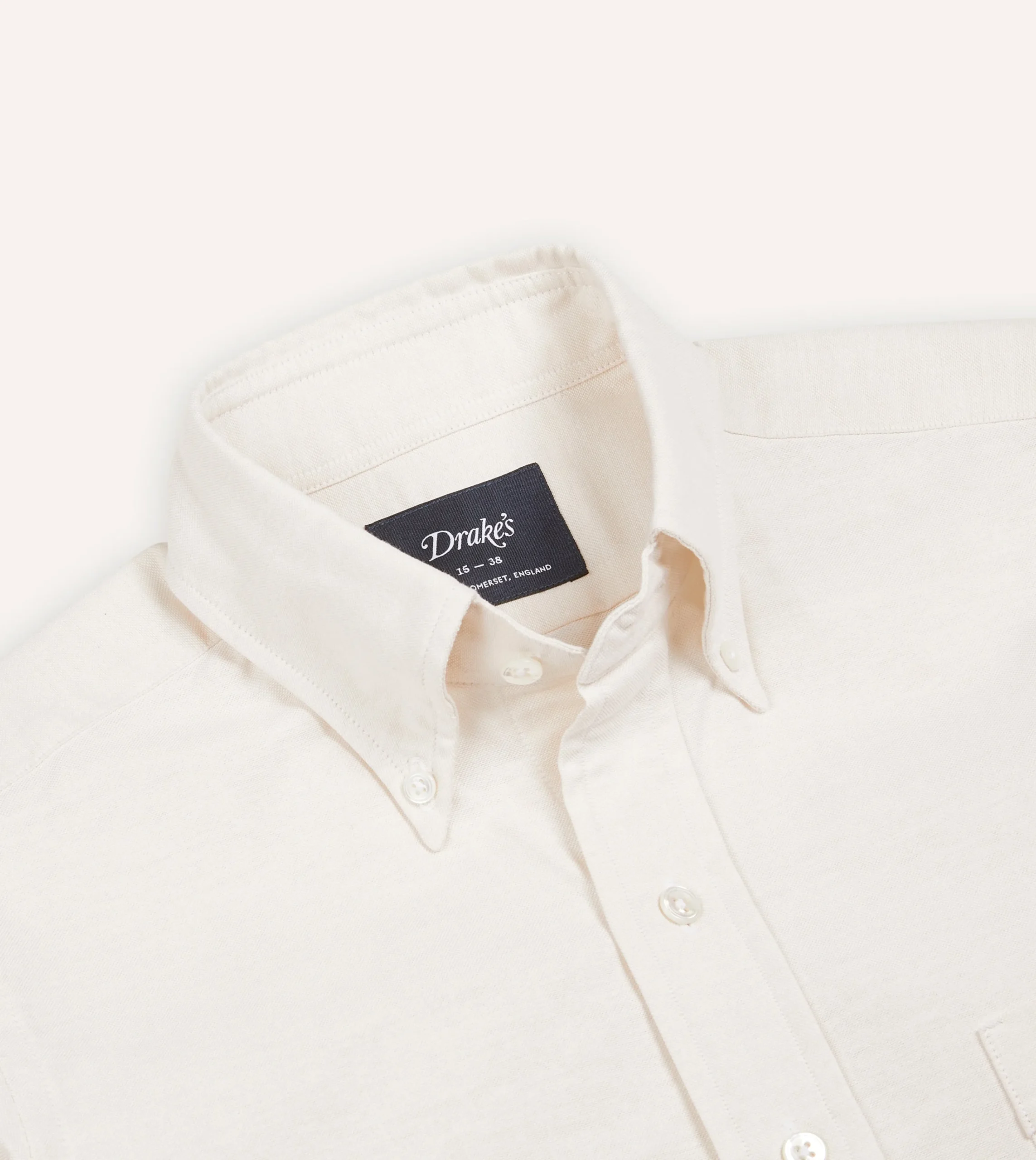 Drake’s Cotton Oxford Cloth Button-Down Shirt