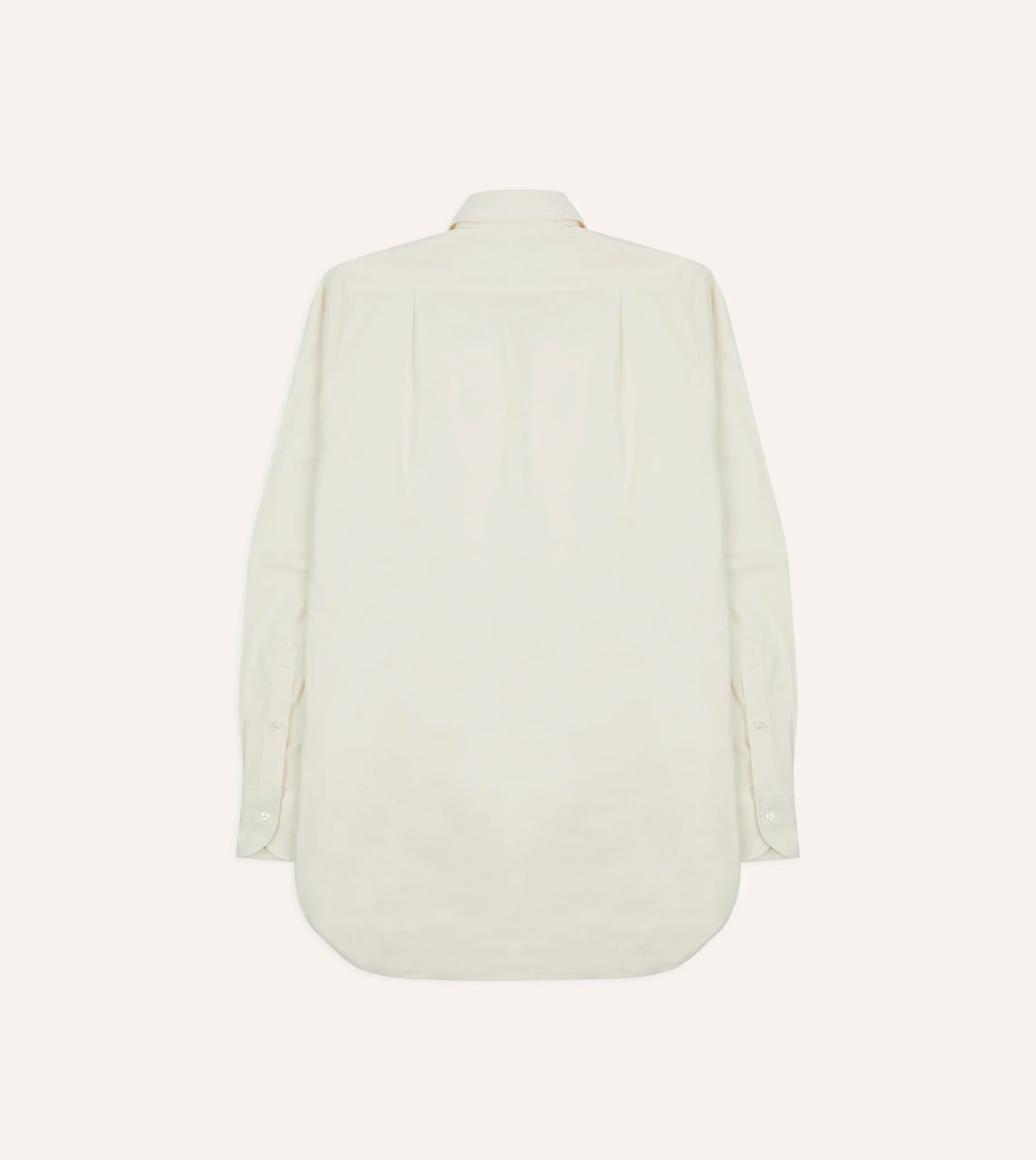 Drake’s Cotton Oxford Cloth Long Point Collar Shirt