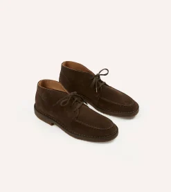 Drake’s Crosby Moc-Toe Chukka Boot Suede