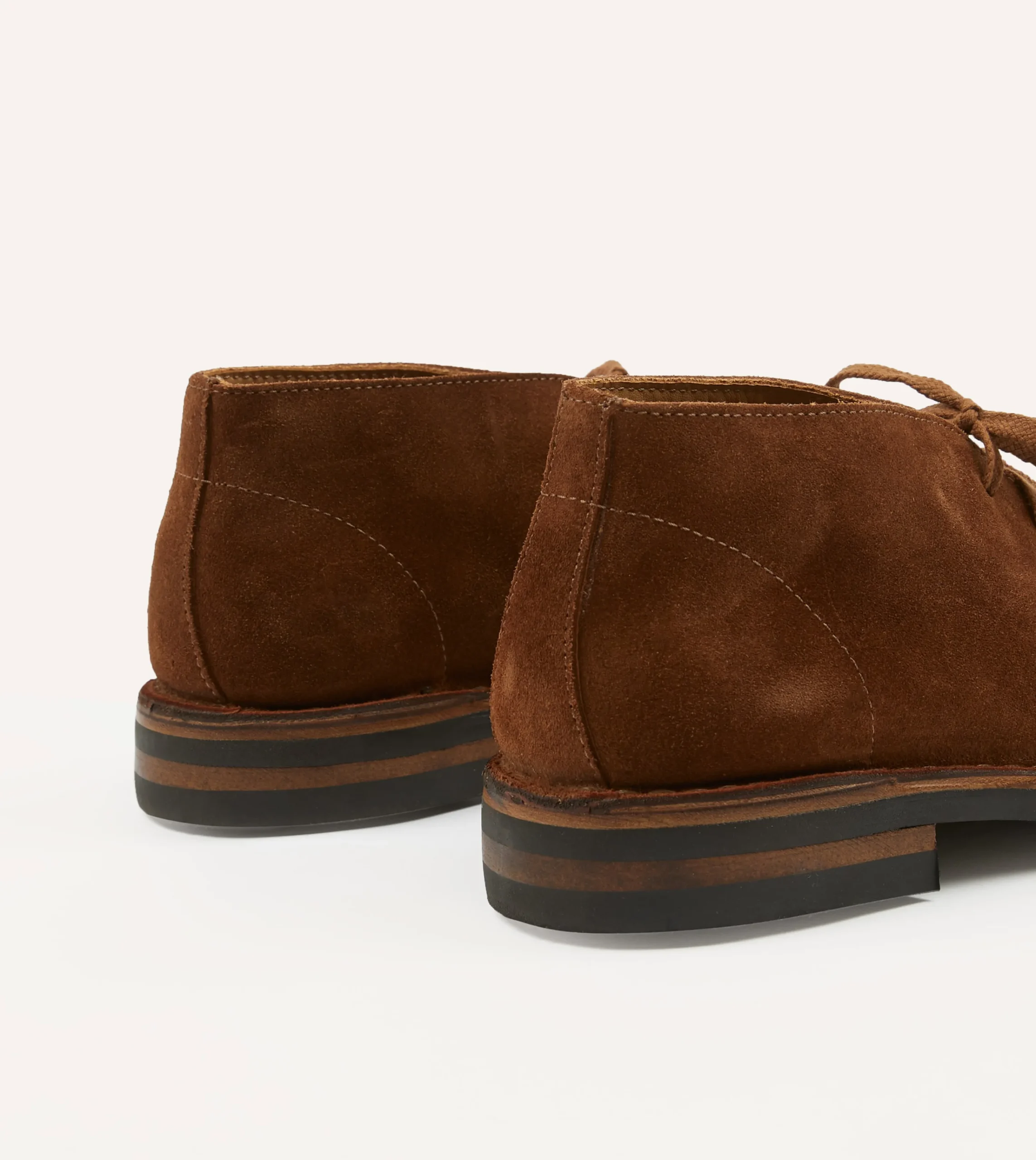 Drake’s Crosby Moc-Toe Chukka Boot Roughout Suede With Rubber Sole