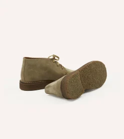 Drake’s Crosby Moc-Toe Chukka Boot Suede
