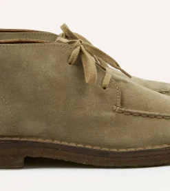 Drake’s Crosby Moc-Toe Chukka Boot Suede