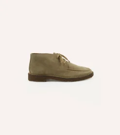 Drake’s Crosby Moc-Toe Chukka Boot Suede