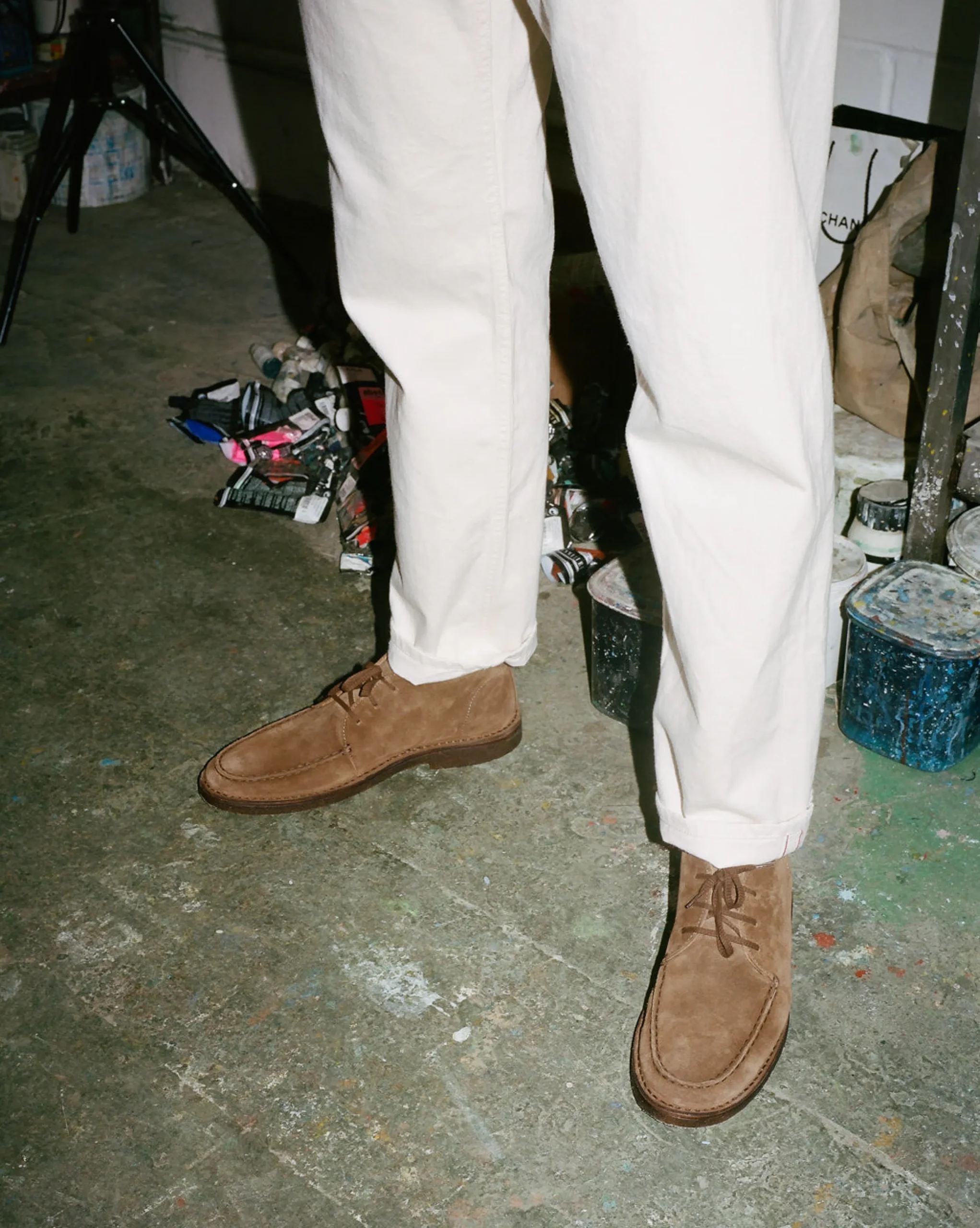 Drake’s Crosby Moc-Toe Chukka Boot Suede