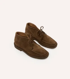 Drake’s Crosby Moc-Toe Chukka Boot Suede