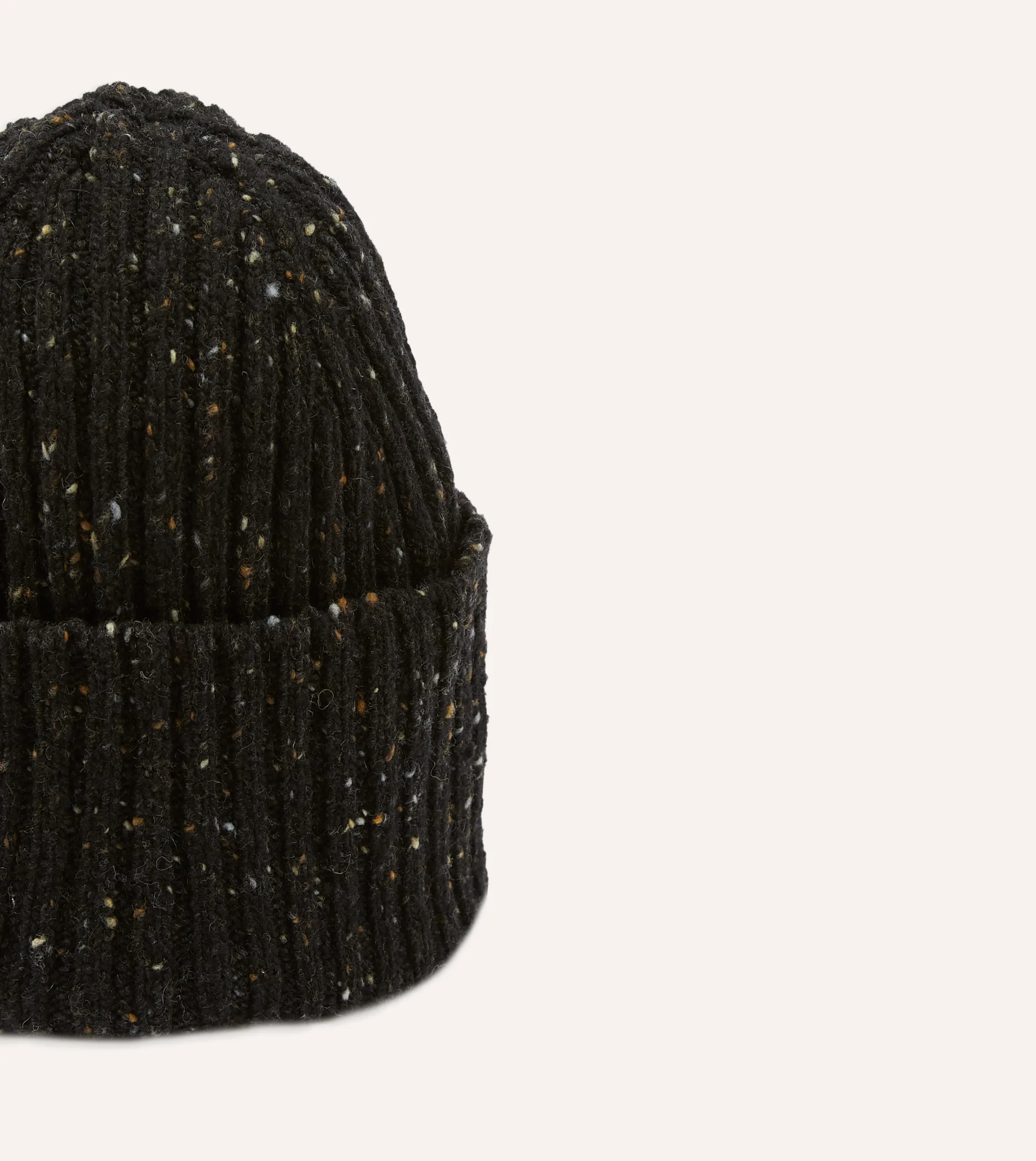 Drake’s Donegal Ribbed Merino Knit Cap