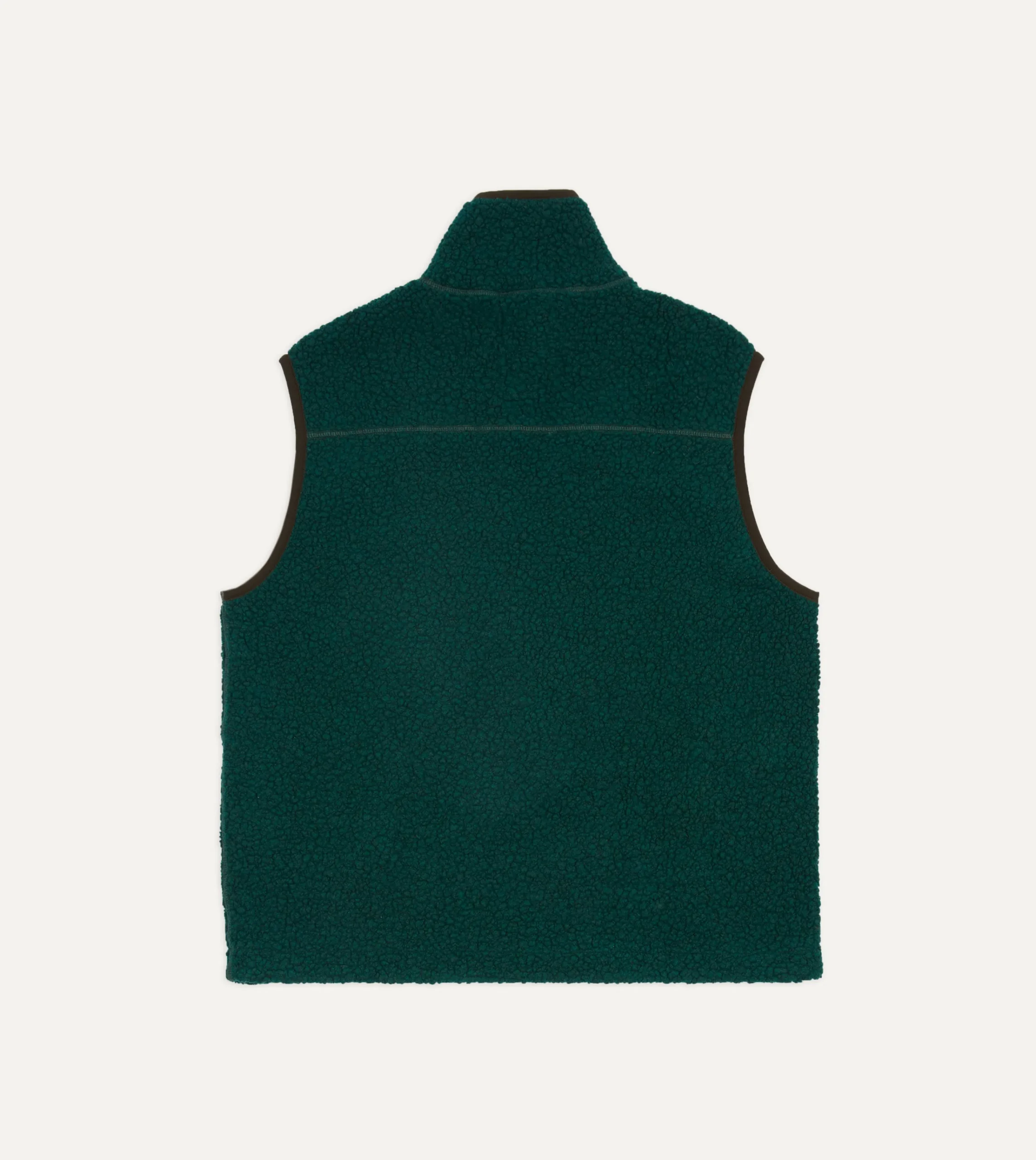 Drake’s Boucle Wool Zip Fleece Vest