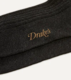 Drake’s Wool Over-The-Calf Sock