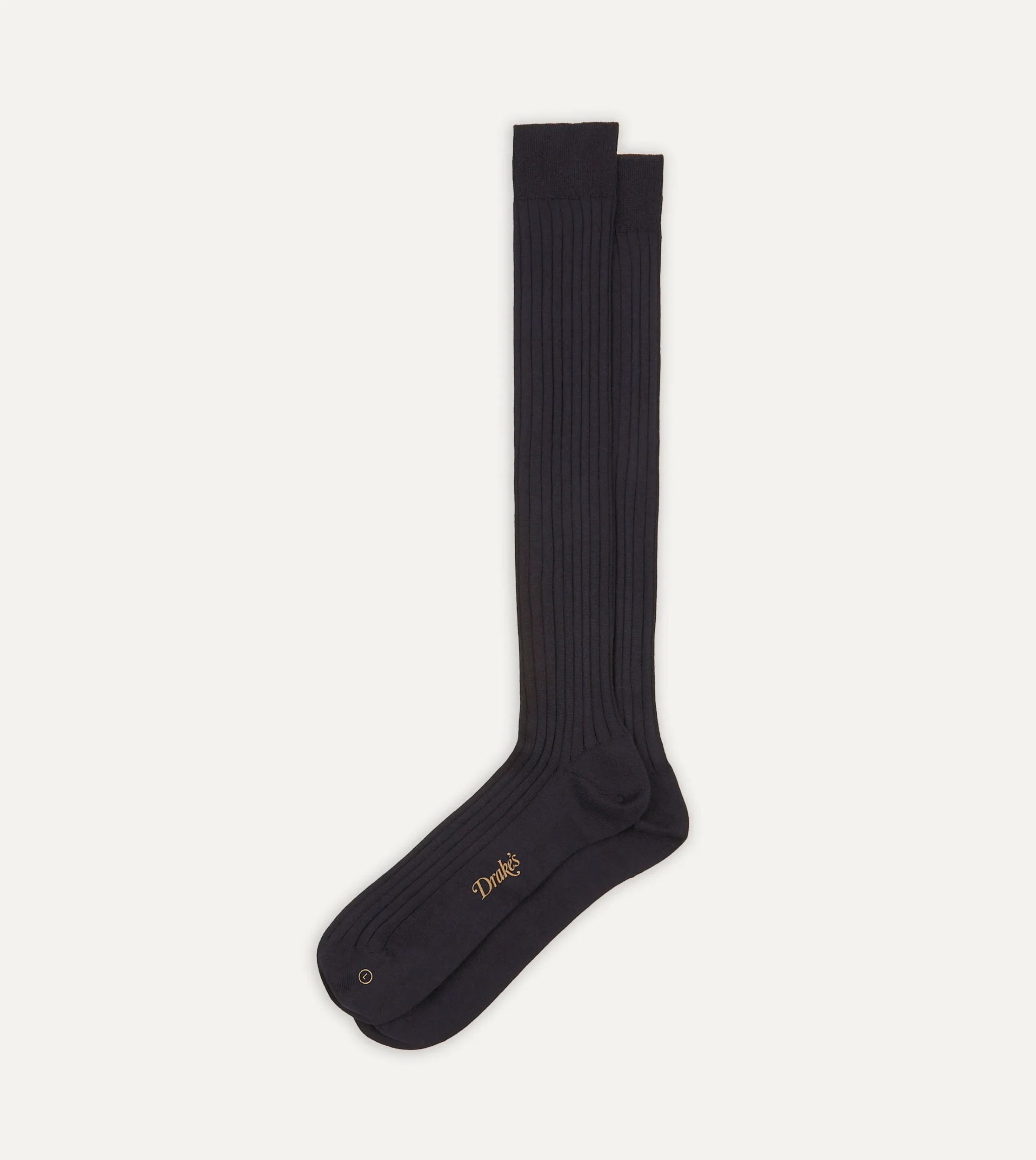 Drake’s Cotton Over-the-Calf Socks