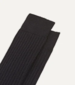 Drake’s Wool Over-the-Calf Socks