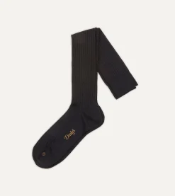 Drake’s Wool Over-the-Calf Socks