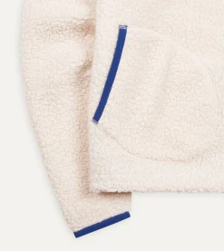 Drake’s Boucle Wool Zip Fleece Jacket