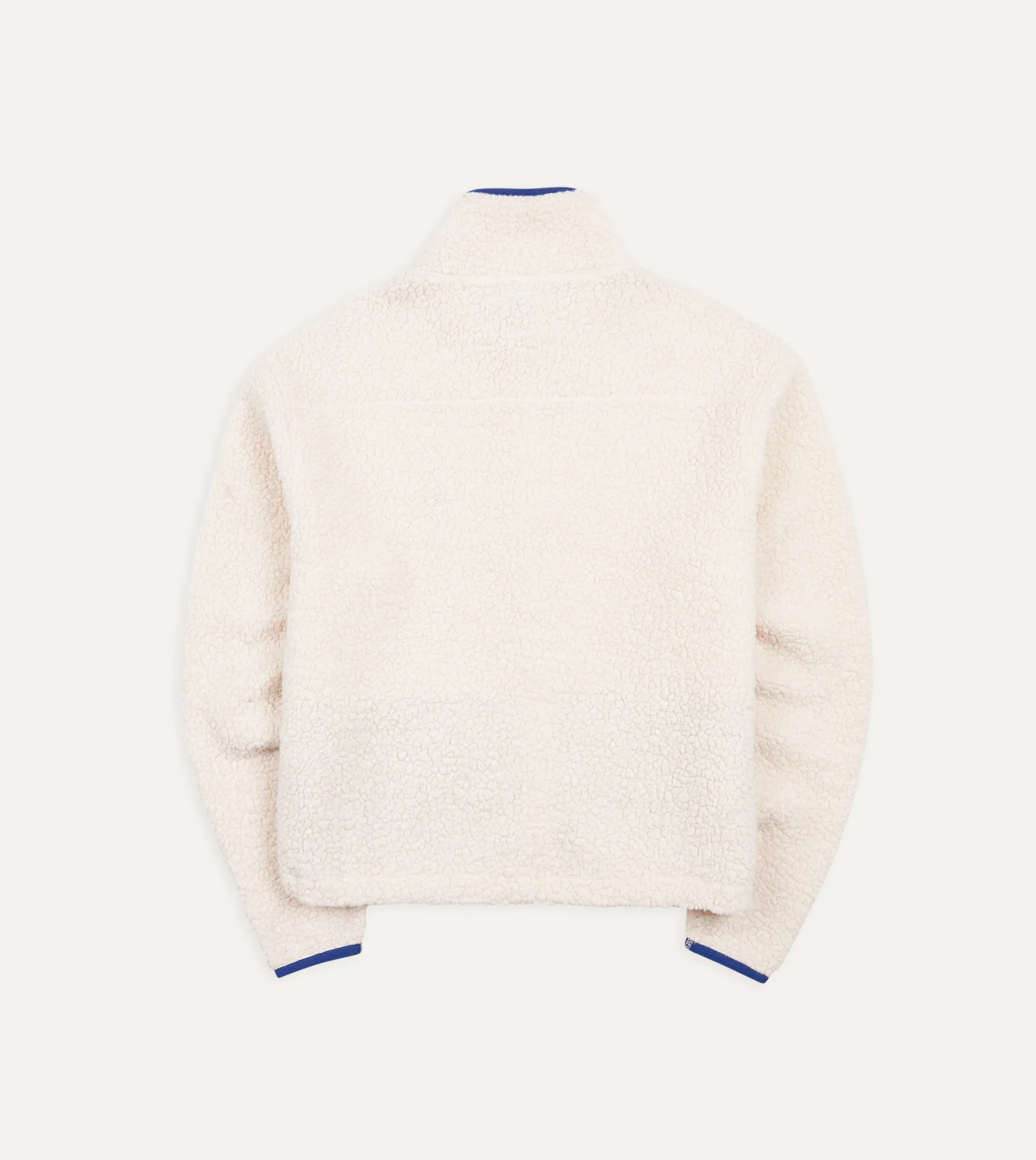 Drake’s Boucle Wool Zip Fleece Jacket