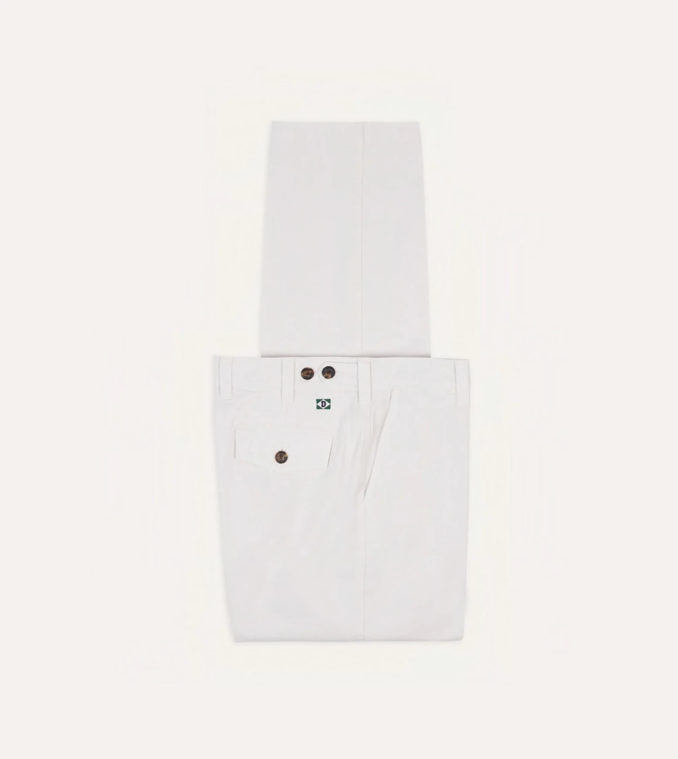 Drake’s Cotton Flat Front Chino