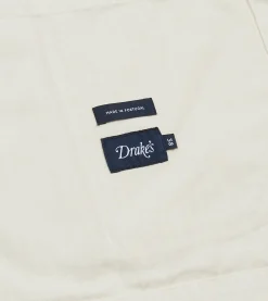 Drake’s Cotton-Linen Herringbone Fatigue Jacket