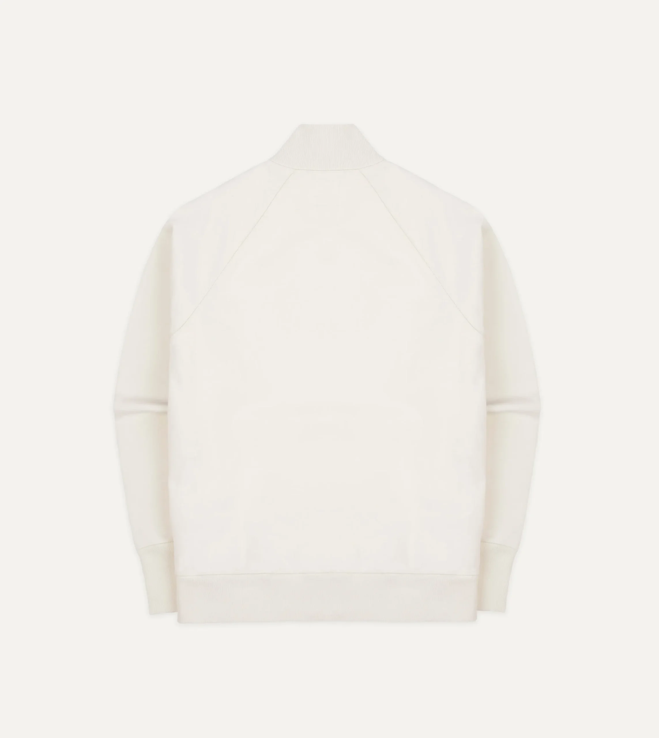 Drake’s Cotton Quarter Zip Sweatshirt
