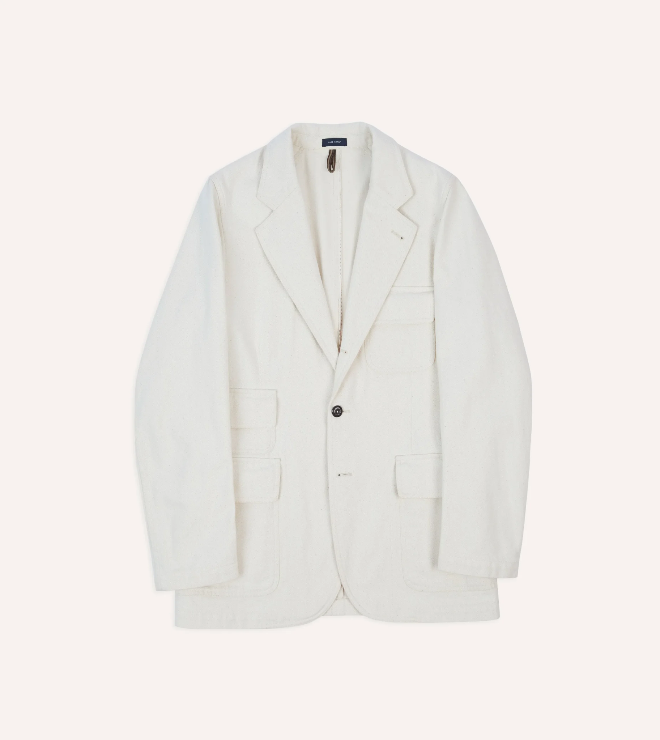 Drake’s Ecru Denim Games Blazer Mk. IV