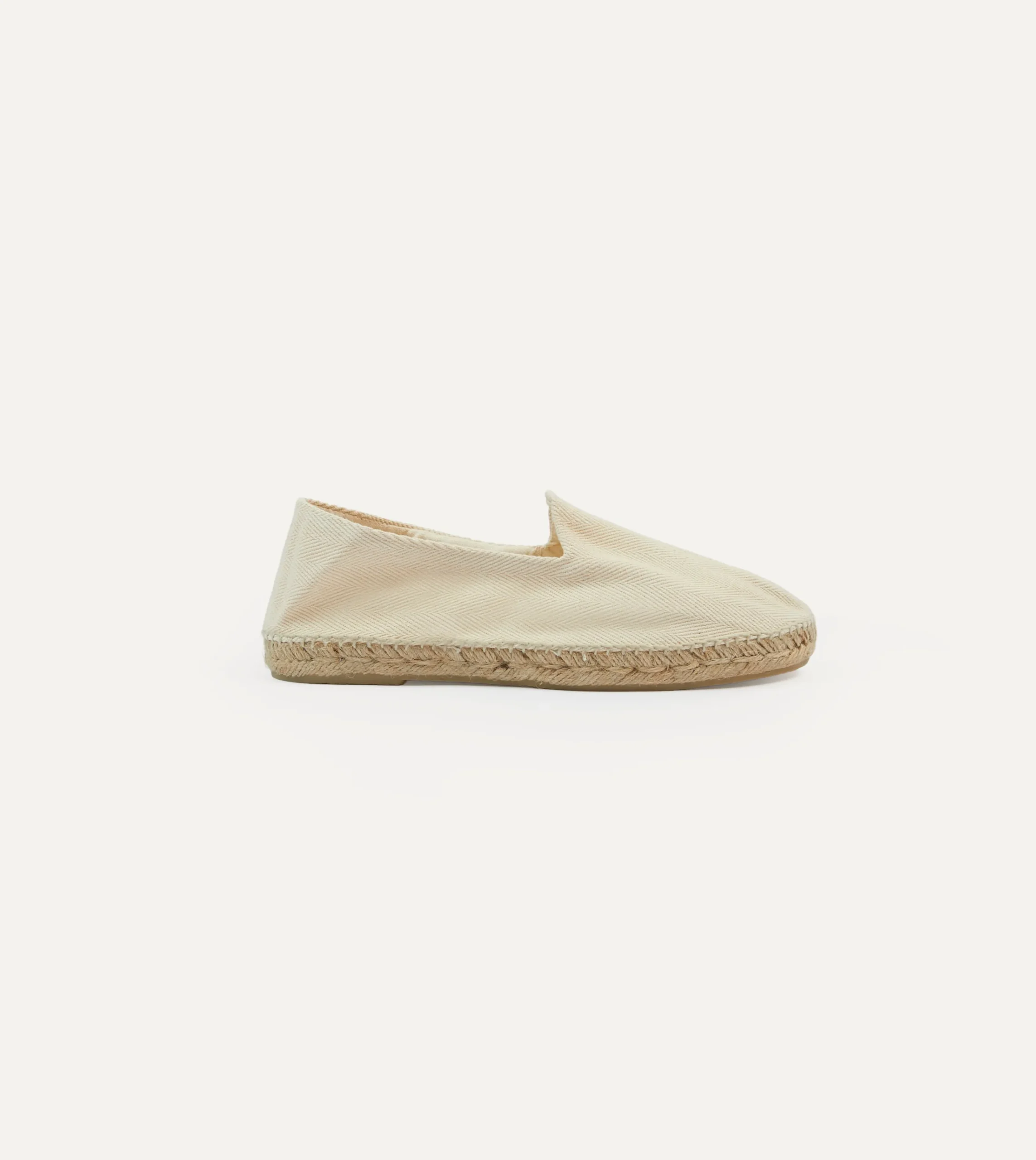Drake’s Herringbone Cotton Espadrilles