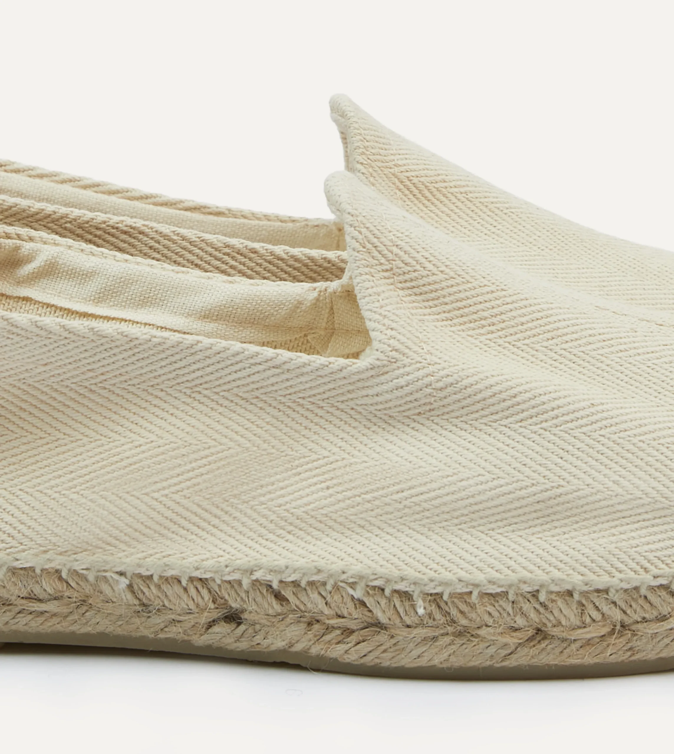 Drake’s Herringbone Cotton Espadrilles